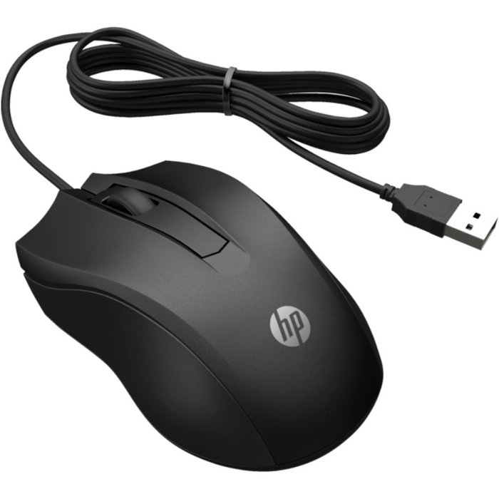 HP Ratón 105 con cable, 1600 DPI, Negro HP Ratón 105 con cable, 1600 DPI, Negro
